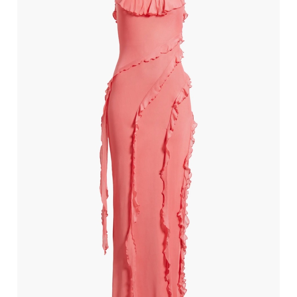 Valerian Ruffle Mesh Gown